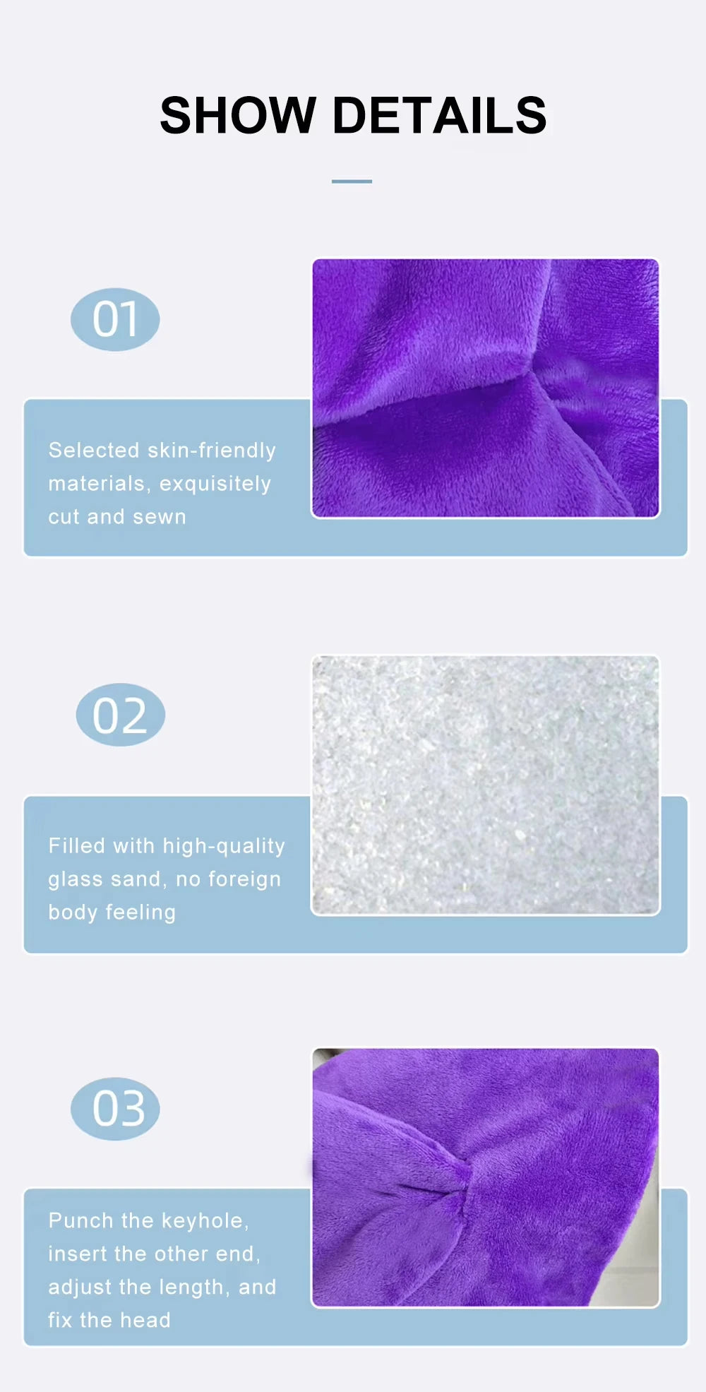 Ultimate Weighted Eye Mask for Deep Sleep & Relaxation - Light Blocking Travel Blindfold